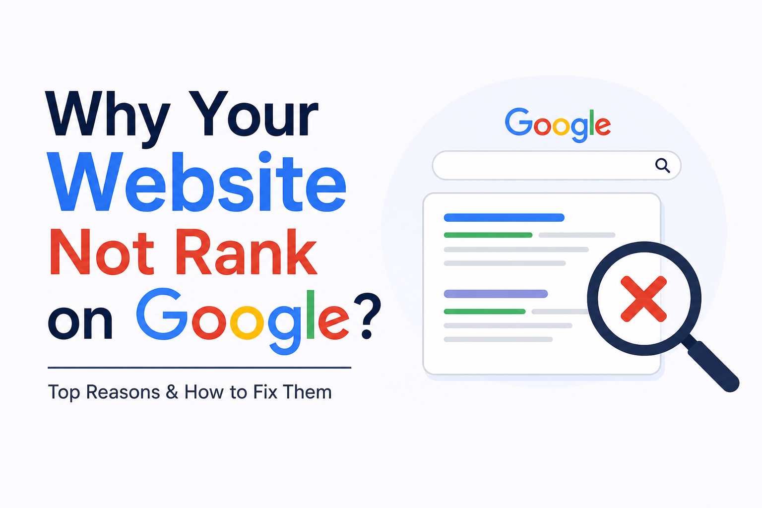 Website not rank image